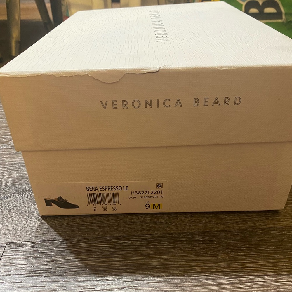 Veronica Beard Bera Mules in Espresso - Picture 6 of 7